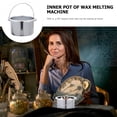 thumbnail image 4 of Hair Removal Wax Melting Container Wax Heater Inner Pot Non-stick Pot (Silver), 4 of 8