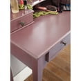 thumbnail image 6 of Luckynote Sanlo Wooden Vanity Make Up Table and Stool Set, Rose Gold, 6 of 10