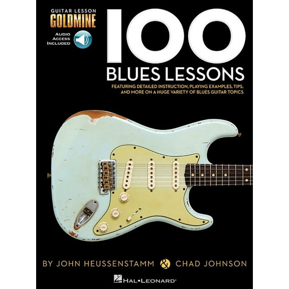 Guitar Lesson Goldmine 100 Blues Lessons - Guitar Lesson Goldmine Series (Bk/Online Audio), (Paperback)