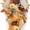 White/Brown, variant on Satmonnus 24 inch Fall Pumpkin Teardrop Swag Autumn Harvest Door Hanger with Striped Bow, Mini Pumpkins, Eucalyptus, Raffia & Berry Sprays for Front Door, Mantel Thanksgiving Table Centerpiece