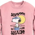 thumbnail image 2 of Peanuts - Summer Edition - Summer in the Shade - Toddler & Youth Crewneck Fleece Sweatshirt, 2 of 4