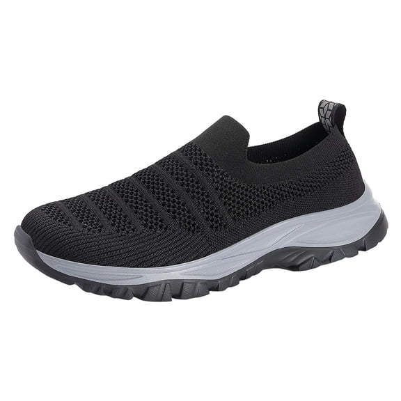 Sngxgn Mens Shoes Sneakers Running Walking Gym Workout Sport Shoe(Black,41)