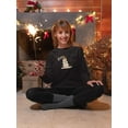 thumbnail image 2 of Merry Christmas Snowman Sweatshirt Women -SPIdeals Designs, Female 3X-Large, 2 of 4