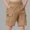 Khaki, variant on Liyamei Boys Drawstring Cargo Shorts with Pockets for Summer School Size 5-15,Black