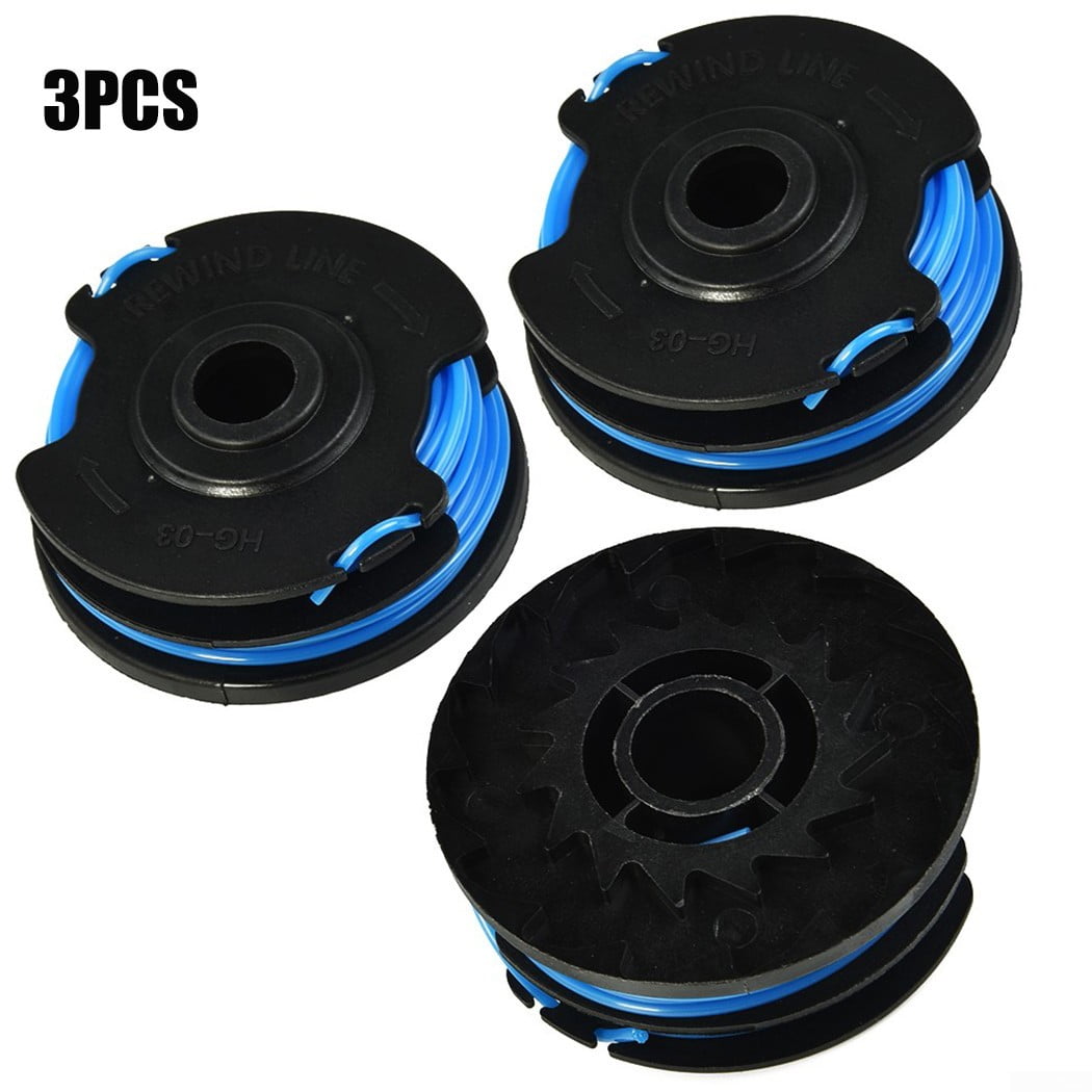 3 x Strimmer Line & Spools Double Auto Feed Twin for WOLF GT850 GT840 GT845 