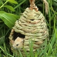 thumbnail image 6 of Visland Hummingbird House for Outside Hanging,Hand Woven Grass Bird Nest,Bird House with Rope for Outdoors Hanging,for Garden Tree Home Decorations Gardening Gift,for Canary Chickadee, 6 of 6