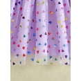 thumbnail image 2 of WIBACKER Sequin Toddler Girls Summer Dress Ruffled Sleeve Tulle Unicorn Dress 1-8 Years, 2 of 8