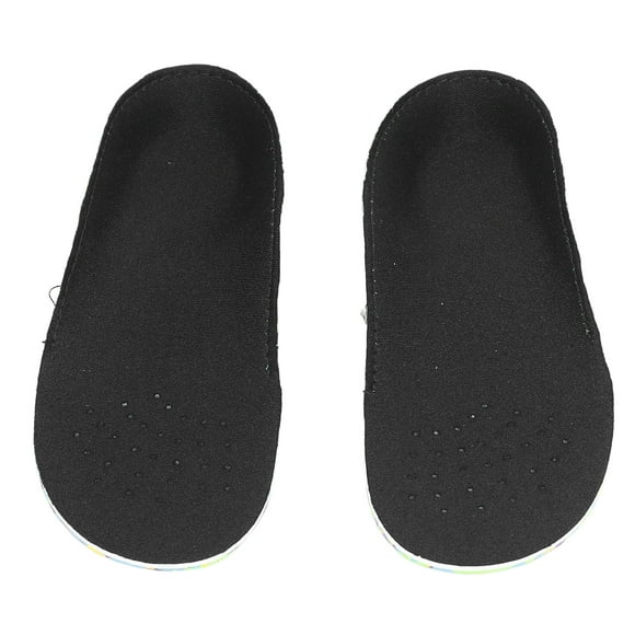 2pcs Plantar Fasciitis Feet, Insoles Arch Supports Orthotics Inserts Relieve Flat Feet High Arch Foot Pain For Children Black