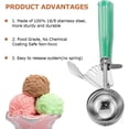 thumbnail image 2 of Stainless Steel Ice Cream Scoop Large Cookie Scoop 2 Tablespoons, 2 of 4