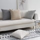thumbnail image 4 of Juego de 2 Fundas de Almohada de Exterior de Terciopelo Suave (Gris 45x45CM), Fundas de Cojines Decorativas de Jardín para Sala de Estar y Dormitorio, Fundas de Almohada de Franela Navideña para Sofá sin Relleno Rojo Verde, 4 of 5