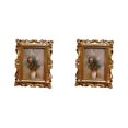 thumbnail image 2 of Maytalsory Elegant Gold Rectangle Polyresin Picture Display Frame Gold 16 x 20cm 2Set, 2 of 6