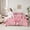 Pink K, variant on Castle Fairy Ribbon Bow Knot Personalized Initial S Twin Bedding Sets 7-Piece for Preppy Child Teens,Cute Pink Bow-Tie Bedding Comforter Set Microfiber,Dreamy Princess Bow Alphabet Sheet Sets
