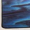 thumbnail image 4 of Safavieh Daytona Caryn Geometric Polyester Machine Washable Area Rug, Black/Turquoise, 5'1" x 7'6", 4 of 9