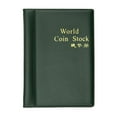thumbnail image 1 of Panxico Home Textile Storage New Collecting 120 Pockets World Coin Collection Storage Holder Money Album Book Green, 1 of 1