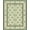 Ivory, Pattern 1, variant on Flatwoven High Traffic Area Rug, Floral Border Modern Sage Green, Non Slip, Stain Resistant, Washable Area Rugs for Living Room, Bedroom(Ivory, 6X9)