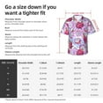 thumbnail image 5 of Fuzoiu Dragon Fruit Print Hawaiian Shirt for Men, Summer Beach Casual Short Sleeve Button Down Shirts, Men’s Beach Summer Shirts with Pocket,Large, 5 of 7