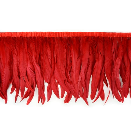 ZUCKER? Bleach Dyed Rooster Coque Tail Feather Fringe -