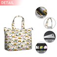 thumbnail image 2 of Cartoon Construction Vehicles Roads Travel Tote Bags for Women Carry On,Large Weekender Bags for Women Travel,Multi Functional Duffle Bag for Work,Shopping,Sports, 2 of 5