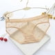 thumbnail image 4 of Gibobby Lencería para mujer sexy tangas Bragas transparentes de encaje para mujer Calzoncillos sin costuras de de algodón de malla transparente sexy(Beige, XL), 4 of 5