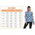thumbnail image 3 of FORMRS Womens Long Sleeve Shirts UPF 50+ Sun Protection Quick Dry Fishing Hiking Tops, Size S-2XL, Blue and Gray Plaid Pattern, 3 of 8