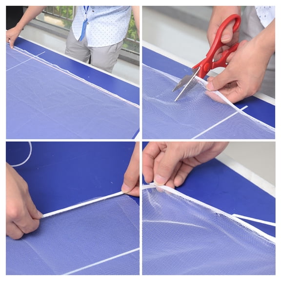 Elowen Screen ReplacementWindow Window Mesh Screen 4 x 5 FT Screen Roll Screen Replacement for Window Door and Patio Screen Protection Patio Screens with Fixated Tape