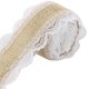 thumbnail image 1 of Cinta de papel de regalo Unique Bargains Rollo de Encaje para Bodas Color Blanca 2 Yardas 4cm ancho, 1 of 3