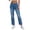 *1-Blue, variant on VBVC Women's Drawstring Stretch Denim Joggers,High Waist Pull On Cropped Jeans For Women,Ladies Light Wash Skinny Pants with Pockets,Blue,S-2XL