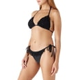 thumbnail image 4 of Relleciga Women's Ruffle Triangle Bikini Top with Bottom String Halter Two Piece Bathing Suits, 4 of 8