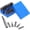 Blue, variant on HAOLE 33PCS Security Bit Set, Cr-V Steel Tamper-Proof Screwdriver Bit with Magnetic Bit Holder,Torx Bits with Blue Case