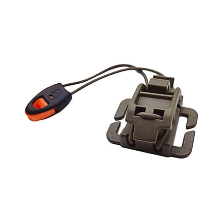 Engineering Ice Axe Clip Torch Clip Multifunctional Axe Molle Holder Outdoor Wheel Clip for Molle Walking Green