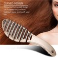 thumbnail image 2 of Peine De Masaje Para El Cuero Cabelludo De Salón De Moda, Diseño Arqueado, Herramienta De Estilismo Para El Cuidado Del Cabello Yuarrent CE001760-00, 2 of 7