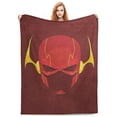 thumbnail image 2 of The Flash Throw Blanket Soft Cozy Warm College Printing Oversized Lightweight Home Decoration All Seasons For Sofa Bed Couch Bedroom, 2 of 8