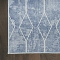 thumbnail image 5 of Nourison Home Machine Washable Series 1 Geometric Blue 2' x 3'9" Area Rug (2x4), 5 of 9