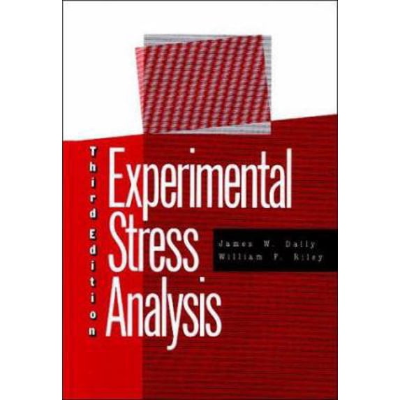 Pre-Owned Experimental Stress Analysis (Hardcover) 0070152187 9780070152182