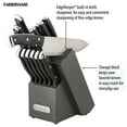 thumbnail image 5 of Farberware Edgekeeper Classic 14-Piece Graphite Knife Block Set with Built-In Knife Sharpener, 5 of 10