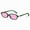 Green/Pink, variant on Square Sunglasses for Women Men Trendy Rectangular Frame UV Protection 90s Vintage Style Sun Glasses(Black/Gray)