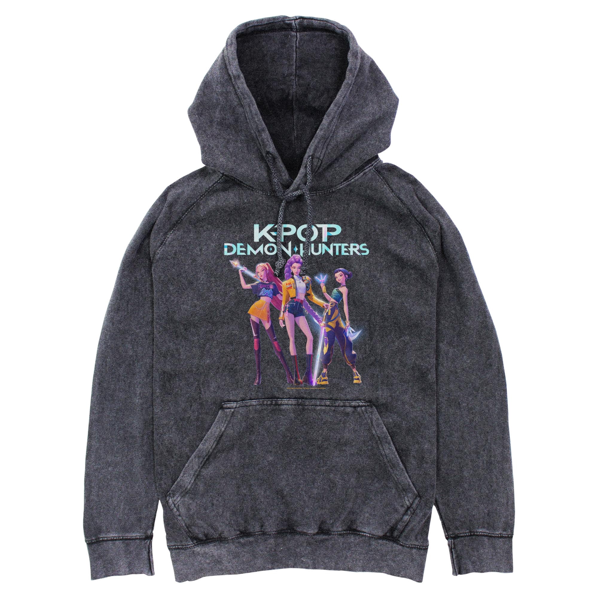 Mens KPop Demon Hunters Mischievous Derpy Lightweight Hoodie 