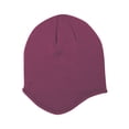 thumbnail image 1 of Acrylic Knit Helmet Beanie - Maroon, 1 of 1