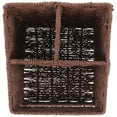 thumbnail image 4 of Miangastore Compartment Storage Box Coffee Paper Rope 1Set 8.3X5.9X5.3In, 4 of 8