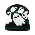 thumbnail image 2 of Hkoxplj Halloween Beanie Hat Unisex Pumpkin Ghost Knit Beanie Cap Warm Stretchy Soft Knitted Hat for Men Women Party Outdoor Winter Daily Wear, 2 of 3