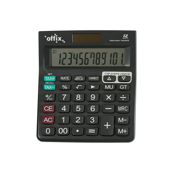 Offix D18TE Calculatrice de Bureau - 1 Chacun