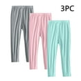 thumbnail image 2 of Auroural Girls Leggings 5T Girl 3PC Pants Thin Children's Leggings For Girl Baby Pants Childrens Long Pants Mint Green 6 Years, 2 of 9