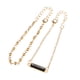 thumbnail image 5 of 1 juego de pulseras en capas para mujer, pulsera con figuras geométricas en tono dorado, brazalete envolvente apilable múltiple, pulseras ajustables en capas para regalo de mujer, 5 of 7