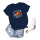 thumbnail image 2 of Gibobby Camiseta Navideña De La Mujer Turquía blusa manga día Acción de Gracias Top camisa mujer blusa corta para mujer(Marina,CH), 2 of 3
