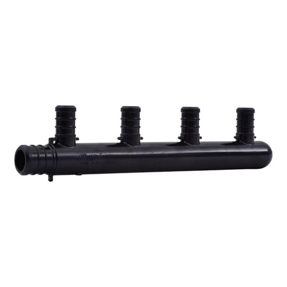 SharkBite 3/4 in. PEX Barb X 1/2 in. D Closed Poly 4 Port Tee