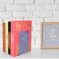 thumbnail image 3 of Acrimet Bookends 1 Pair, Clear Plastic Bookends for Shelves or Desktop, Book Holder for Home, Office, Library, School (Clear Blue Color), 3 of 5