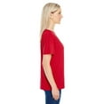 thumbnail image 2 of Ladies' Triblend Fleck Short-Sleeve V-Neck T-Shirt - RED FLECK - S, 2 of 3