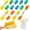 Four Colors, variant on Corn Holders,18Pcs/9Pairs Corn Cob Holders with Butter Spreader, Corn on The Cob BBQ Fork Skewers for Home Cooking Parties Camping