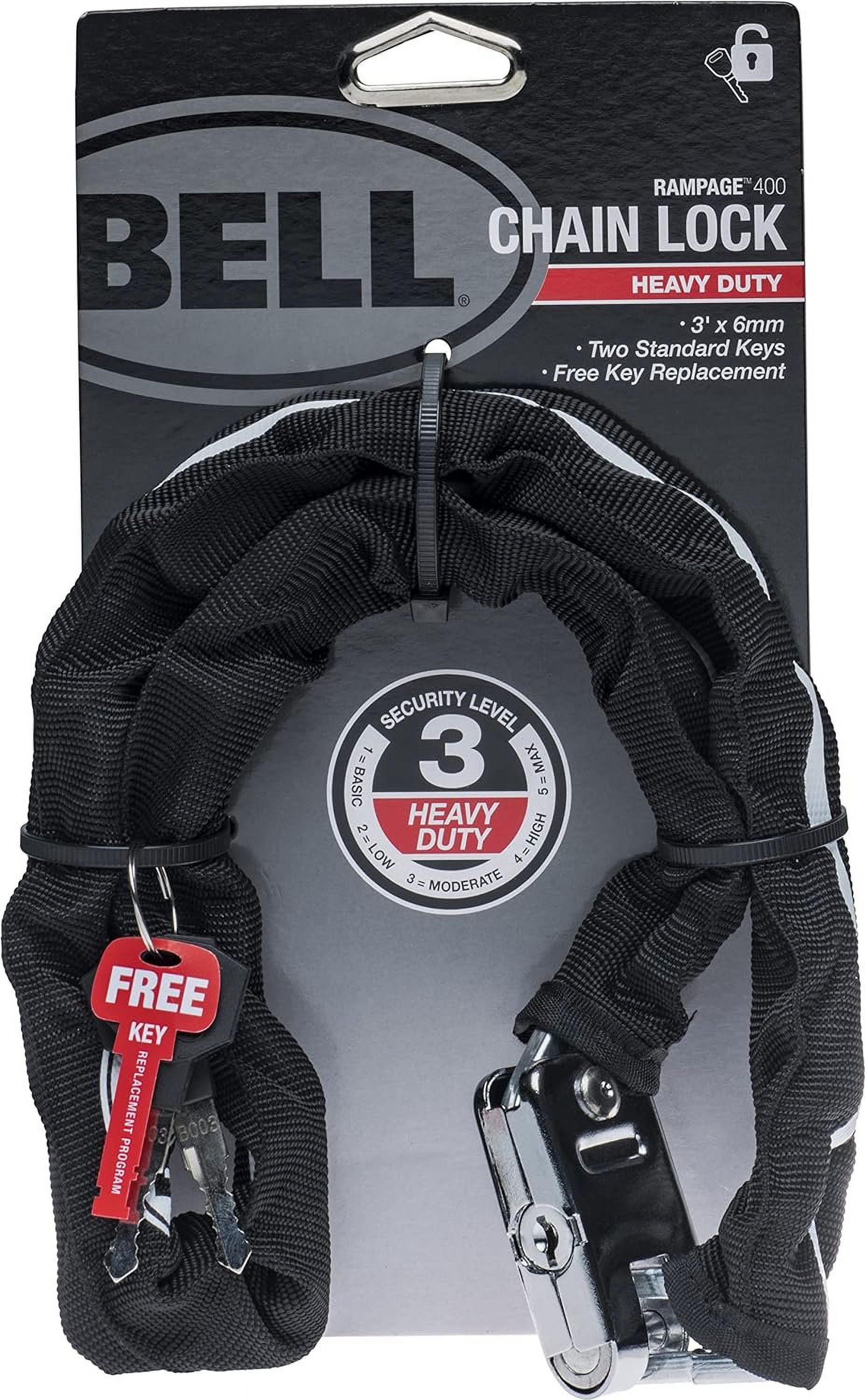 Bell Rampage 400 Bicycle Chain Lock,Black