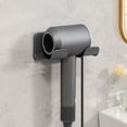 thumbnail image 5 of No-Drill Wall Mounted Bathroom Hair Dryer Holder for Rack Storage – Organize Countertop Clutter with Easy Mount Solution, 5 of 5